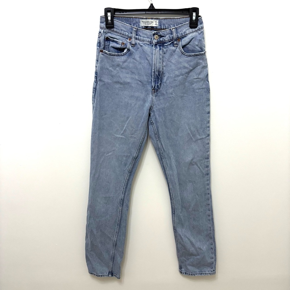 Abercrombie & Fitch Sky Blue Straight Leg Jeans